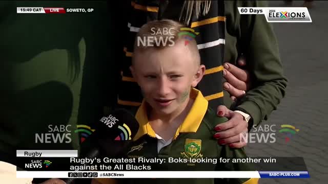 Rugby's Greatest Rivalry | Fans ecstatic as Boks face All Blacks at FNB stadium