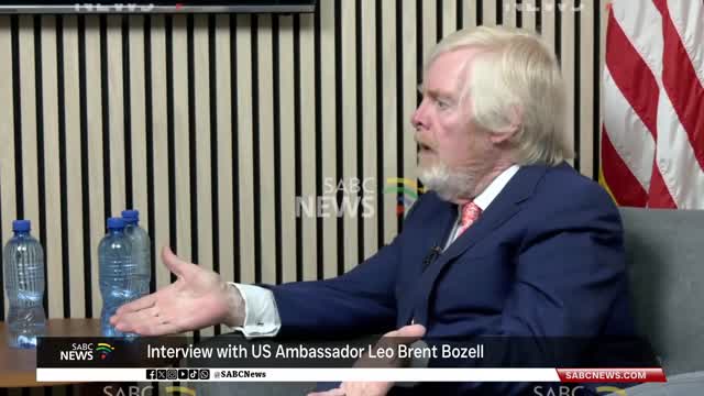 Exclusive: US Ambassador Leo Brent Bozell on SA's  BEE, VISA saga, Kill the Boer songEXCLUSIVE _ US Ambassador speaks to SABC News