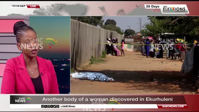 GBVF Crisis: Body of tenth woman discovered in Ekurhuleni