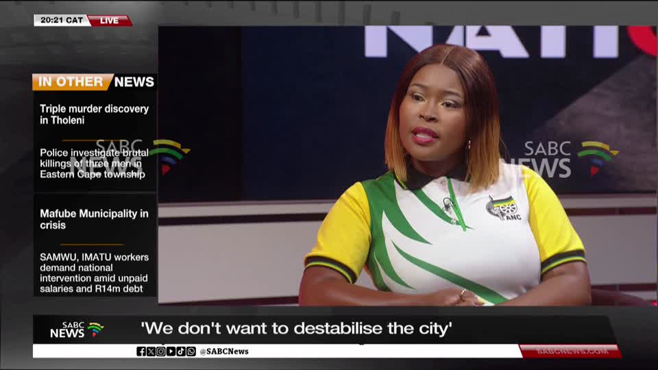 ANC ballot saga/Tolashe chief-of-staff/Dalindyebo/ Damelin college closure