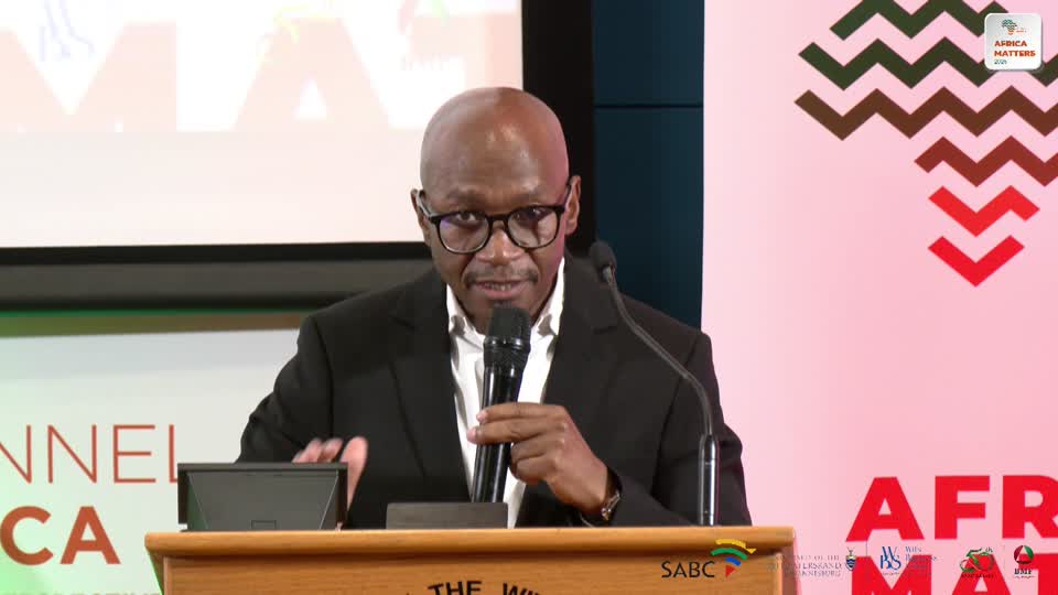 DICKSY NGQULA AT AFRICA MATTERS SUMMIT