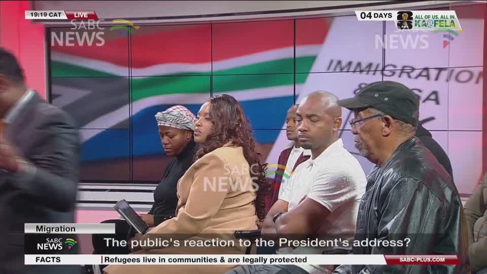 Public response to the President's address on migration
