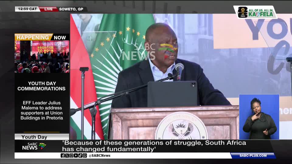 Youth Day 2026 I President Cyril Ramaphosa's speech