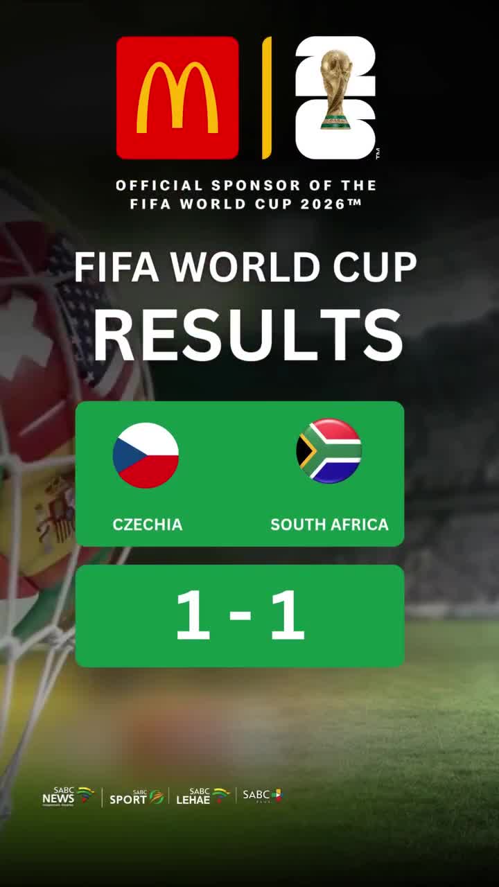 Group A FIFA World Cup  Results I South Africa 1-1 Czech Republic 
