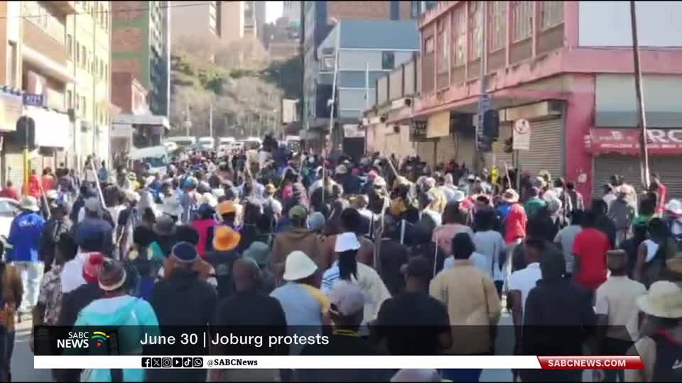 June 30 I Joburg marchers 