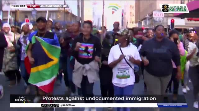 June 30 I Protests against undocumented migrants in Gauteng