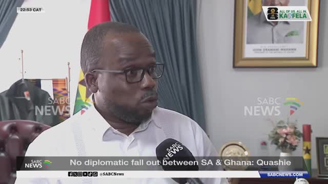No diplomatic fall out between SA & Ghana_ Benjamin Quashie