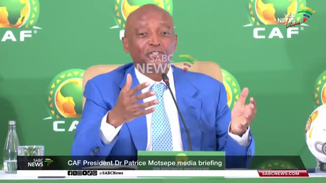 CAF President Dr Patrice Motsepe media briefing - 22 July 2026