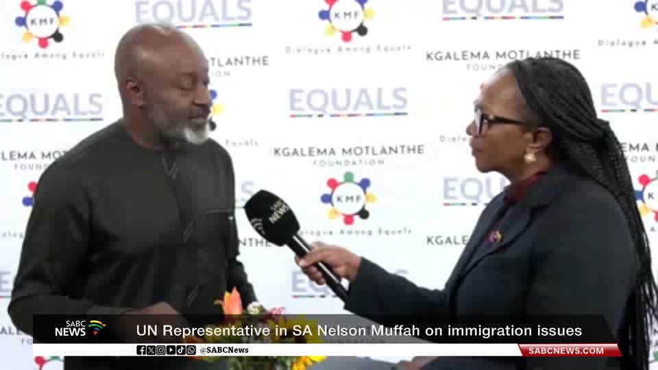 UN Representative in SA Nelson Muffah on migration issues