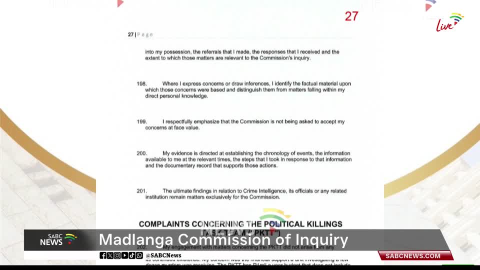 Madlanga Commission of Inquiry Day 162 | Wednesday, 19 August 2026