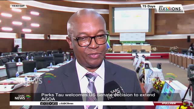 Minister Parks Tau welcomes US Senate decision to extend AGOA