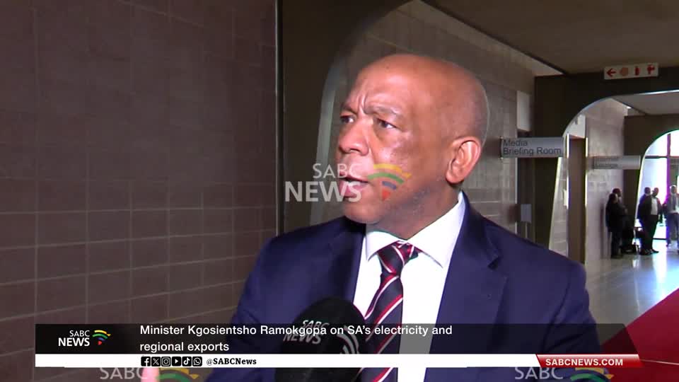 Minister Ramokgopa on SA's electricity and regional exports