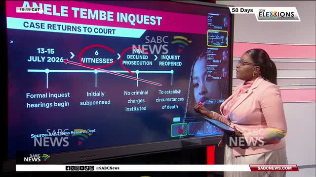 Few details emerged in Anele Tembe inquest