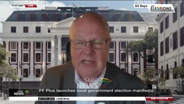 LGE 2026 _ Freedom Front Plus launches local government election manifesto
