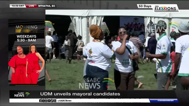 LGE 2026 _ UDM to unveil Eastern Cape mayoral candidates