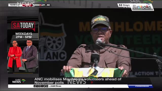 LGE 2026 _ ANC SG Fikile Mbalula mobilises Mahiyihlome Volunteers