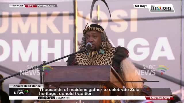 Annual Reed Dance _ King Misuzulu addresses thousands of maidens