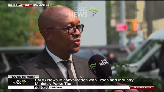 UNGA I DTIC Minister Parks Tau on US-SA Relations 
