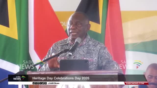 President Cyril Ramaphosa delivers keynote address at National Heritage Day celebrations