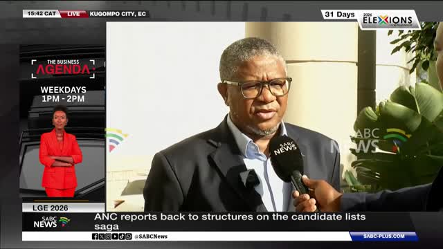 LGE 2026 | ANC reports back to structures on the candidate lists saga