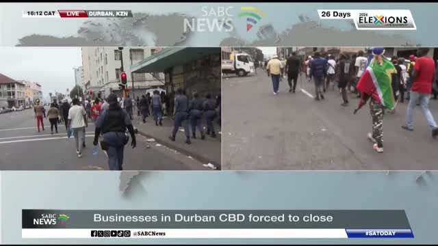Chaos erupts in Durban