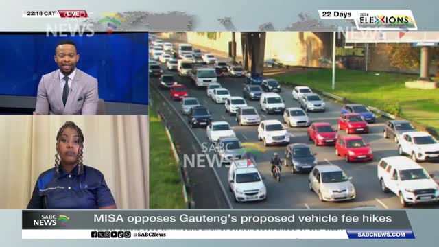 MISA opposes Gauteng’s proposed vehicle fee hikes