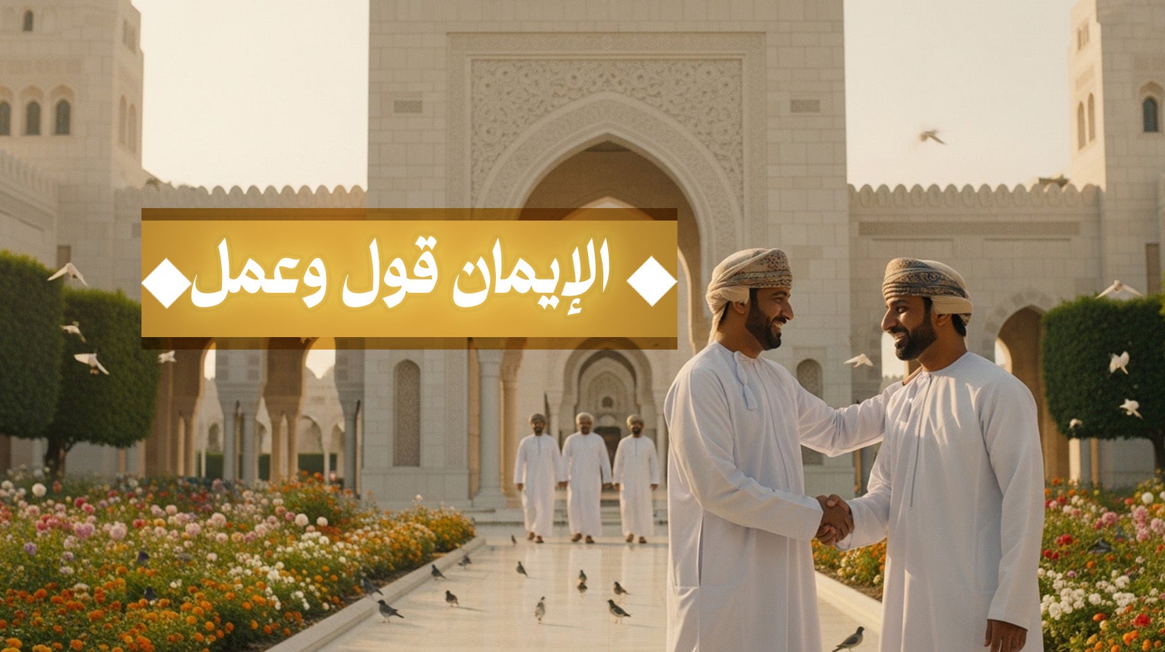 الإيمان قول وعمل 