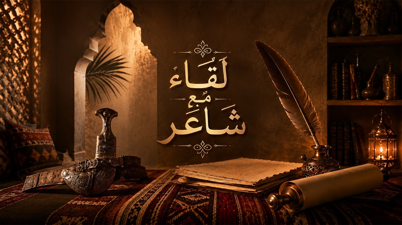 لقاء مع شاعر