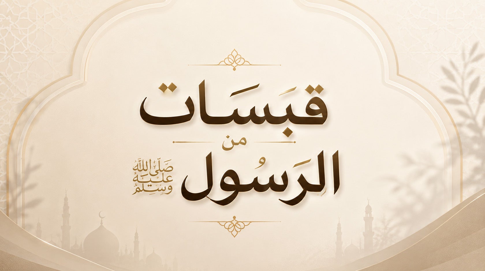 قبسات من الرسول صلى الله عليه وسلم