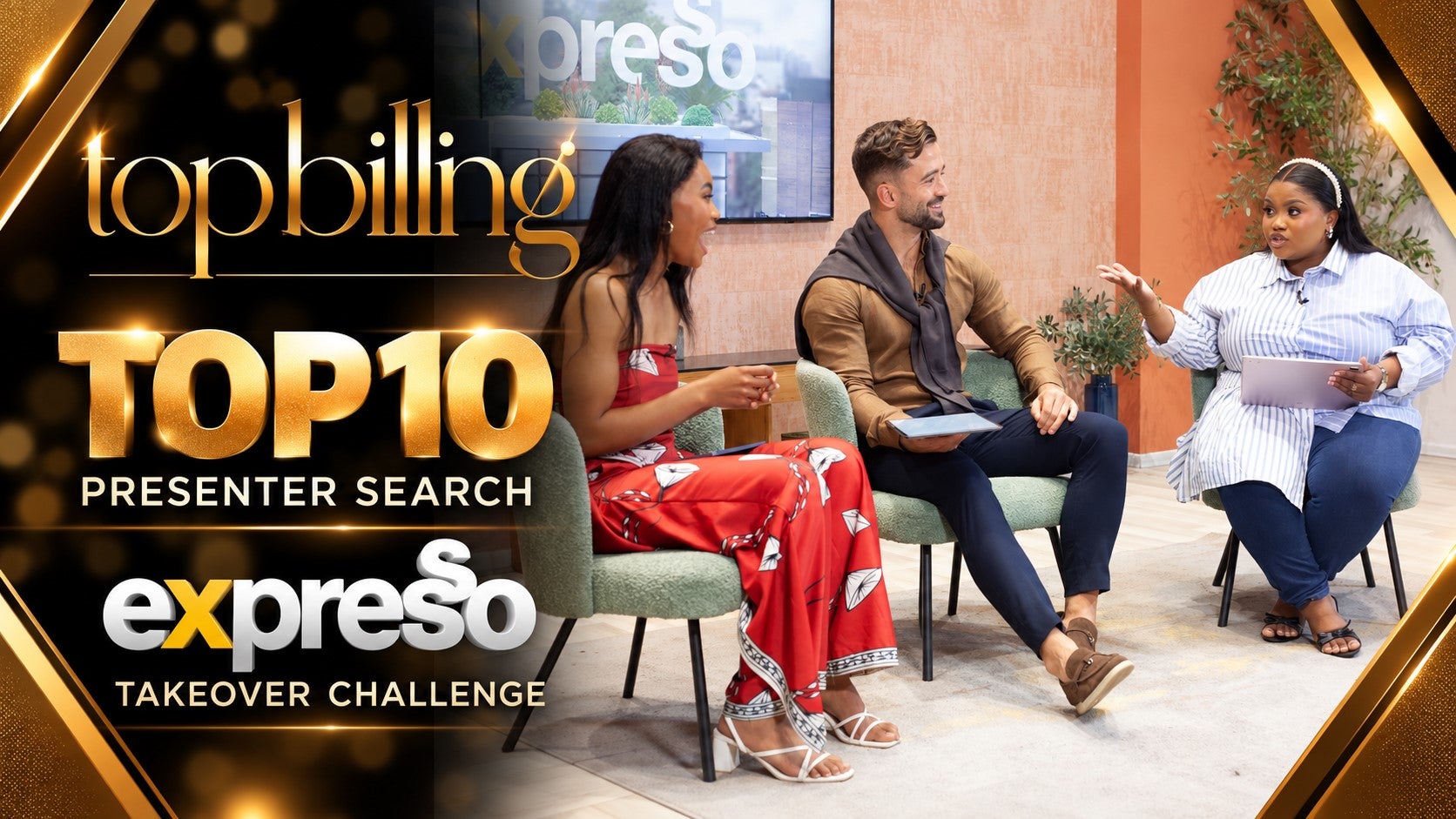 Top Billing Presenter Search Top 10 Expresso Takeover Challenge: Joburg Entertainment News Part 1