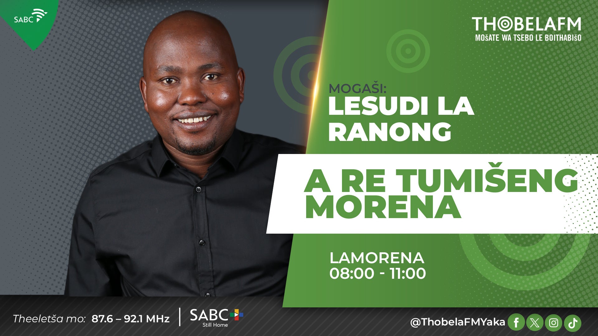 A Re Tumišeng Morena