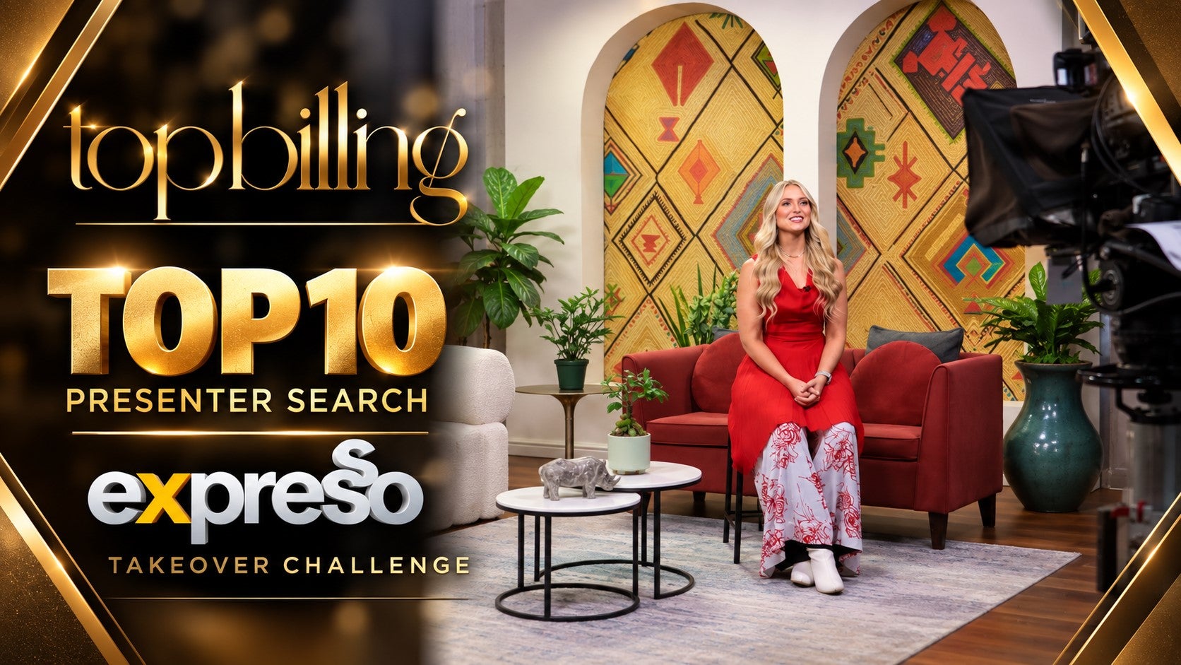 Top Billing Presenter Search Top 10 Expresso Takeover Challenge: Talitha Bothma News Bulletin