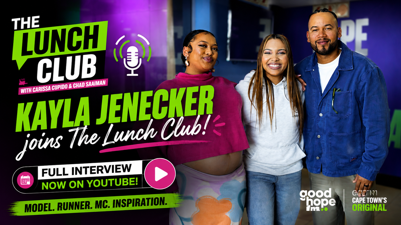 Good Hope FM | The Lunch Club | You're Invited Featuring Kayla Jenecker