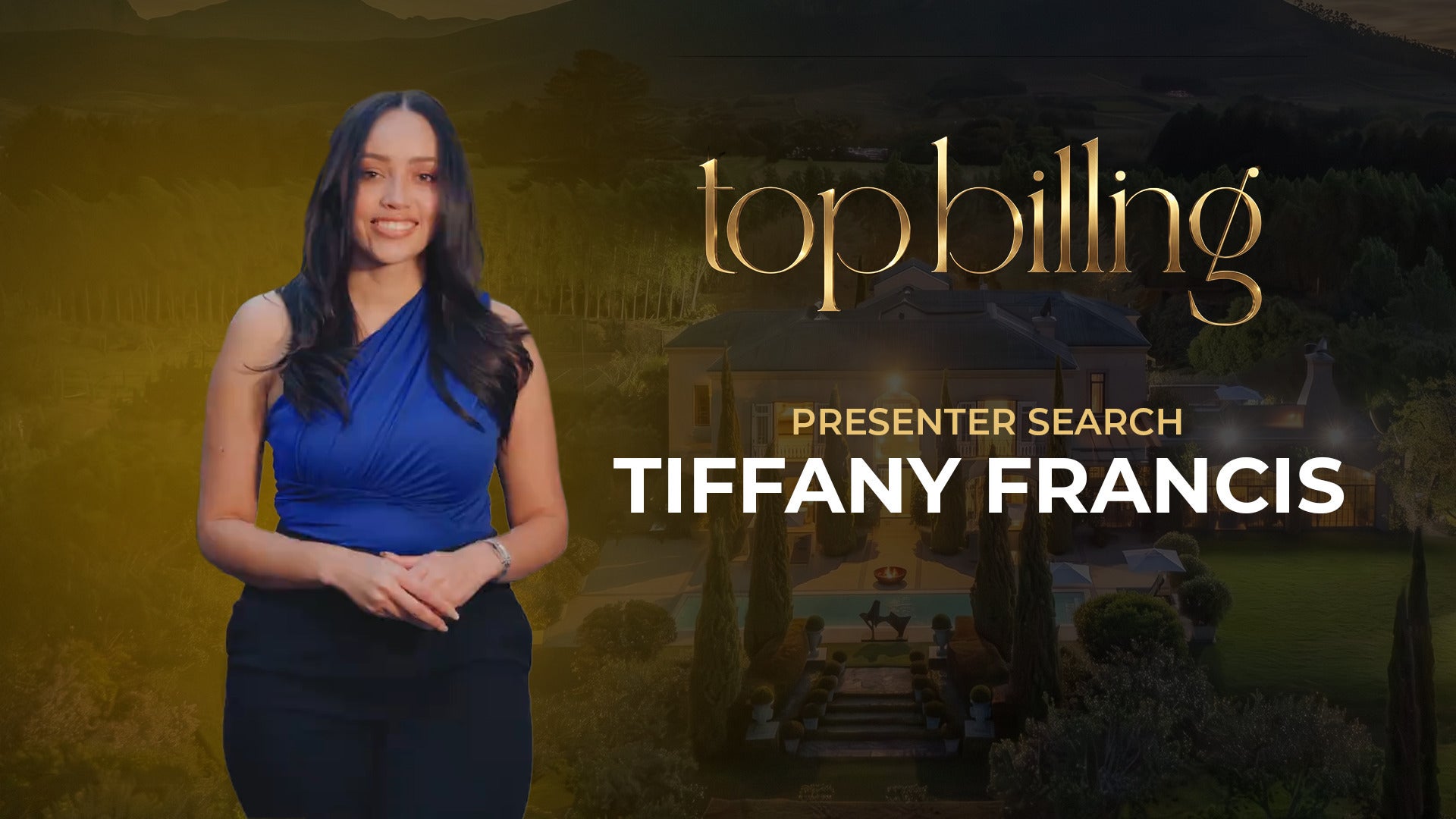 Top Billing Presenter Search Top 40  - Tiffany Francis Audition