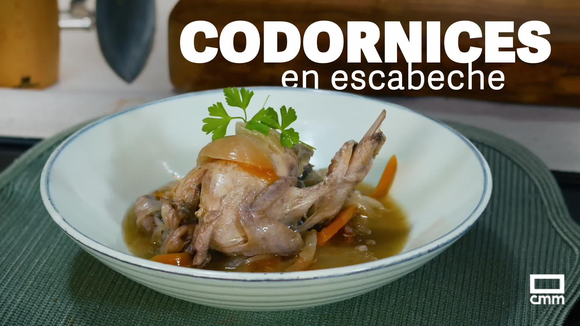Receta de codornices en escabeche a la toledana y ensalada de pasta con codorniz en escabeche