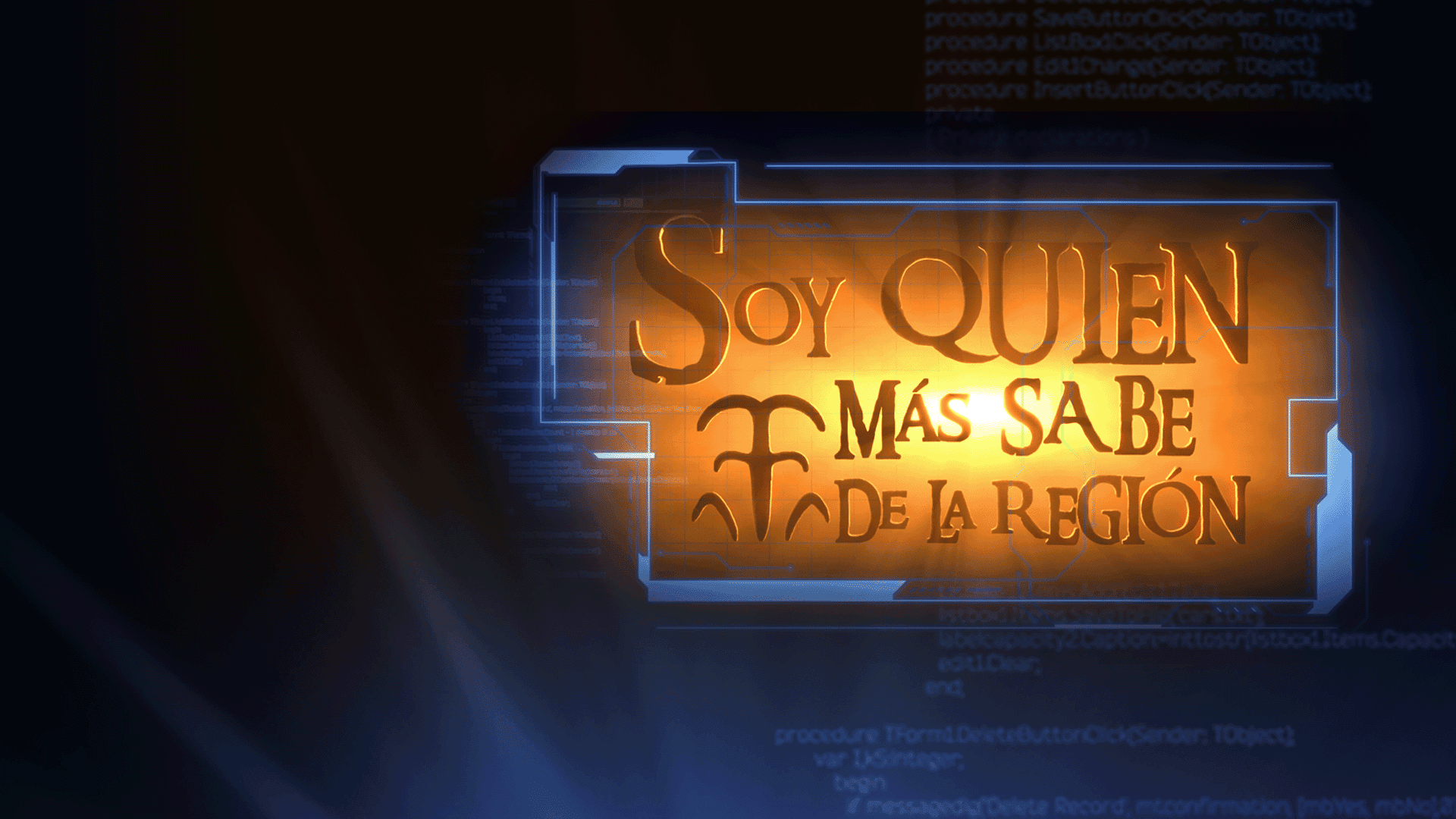 Soy quien más sabe de la región