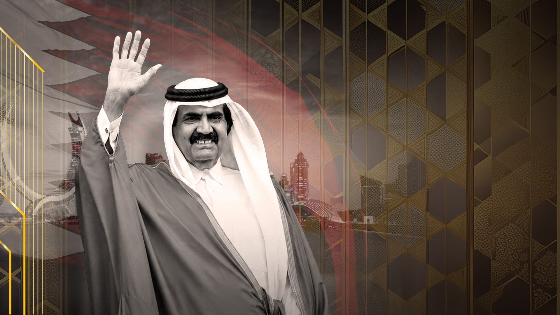 الأمير الوالد الشيخ حمد بن خليفة ال ثاني