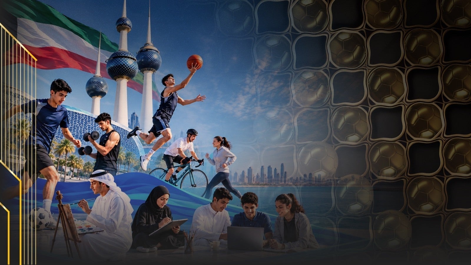 افتتاح موسم الكويت للشباب والرياضه التاسع برعايه وزير الدوله لشؤون الشباب والرياضه